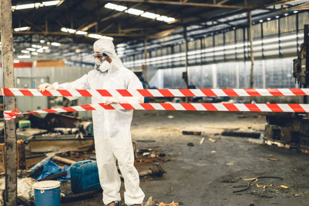 Professional Drug Lab Cleanup technician working in La Grange, NC